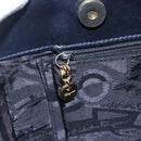 Salvatore Ferragamo Vala Tote Bag Leather Navy Auth ba6794-17