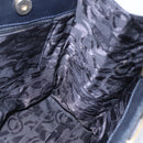 Salvatore Ferragamo Vala Tote Bag Leather Navy Auth ba6794-18