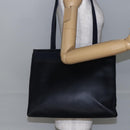 Salvatore Ferragamo Vala Tote Bag Leather Navy Auth ba6794-21