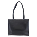 Salvatore Ferragamo Vala Tote Bag Leather Navy Auth ba6794-2