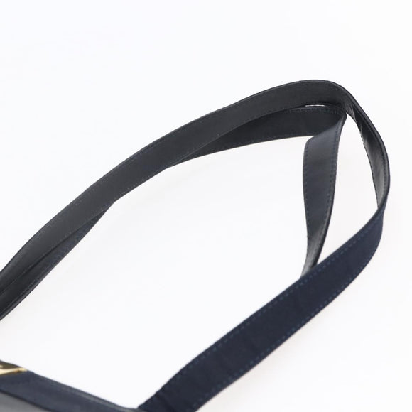 Salvatore Ferragamo Vala Tote Bag Leather Navy Auth ba6794