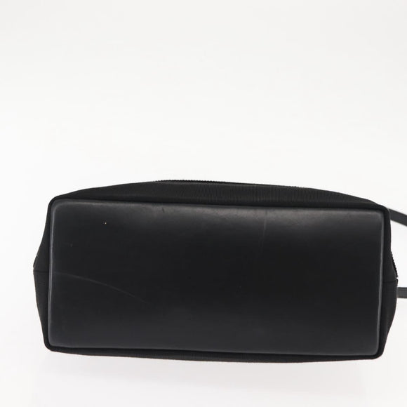 Salvatore Ferragamo Vala Handtasche Canvas 2-Wege Schwarz Auth BA6795