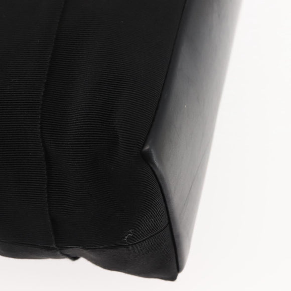 Salvatore Ferragamo Vala Handtasche Canvas 2-Wege Schwarz Auth BA6795