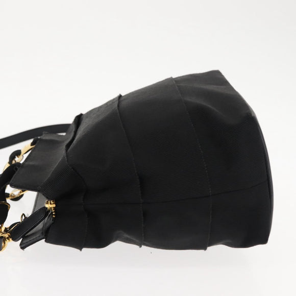 Salvatore Ferragamo Vala Handtasche Canvas 2-Wege Schwarz Auth BA6795