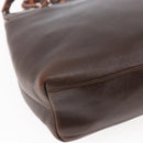 Salvatore Ferragamo Shoulder Bag Leather Brown Auth BA6796-16