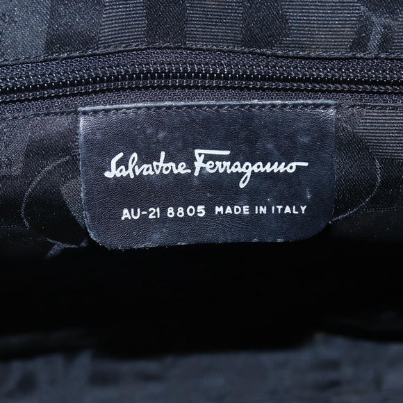 Salvatore Ferragamo Shoulder Bag Leather Brown Auth BA6796