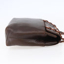 Salvatore Ferragamo Shoulder Bag Leather Brown Auth BA6796-4