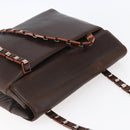 Salvatore Ferragamo Shoulder Bag Leather Brown Auth BA6796-6