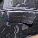 Salvatore Ferragamo Gancini Shoulder Bag Leather Beige Auth BA6798-12