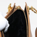 Salvatore Ferragamo Gancini Shoulder Bag Leather Beige Auth BA6798-18