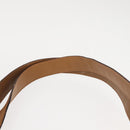 Salvatore Ferragamo Gancini Shoulder Bag Leather Beige Auth BA6798-8