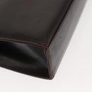 Salvatore Ferragamo Gancini Shoulder Bag Leather Brown Auth BA6800-9