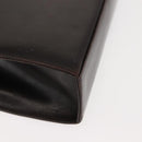 Salvatore Ferragamo Gancini Shoulder Bag Leather Brown Auth BA6800-16