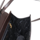 Salvatore Ferragamo Gancini Shoulder Bag Leather Brown Auth BA6800-20