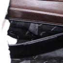 Salvatore Ferragamo Gancini Shoulder Bag Leather Brown Auth BA6800-22