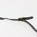 Salvatore Ferragamo Gancini Shoulder Bag Leather Brown Auth BA6800-14