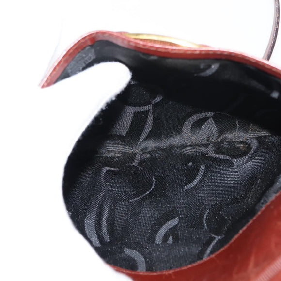 Salvatore Ferragamo Vala Shoulder Bag Leather Brown Auth BA6801