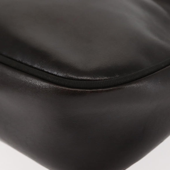 Salvatore Ferragamo Vala Shoulder Bag Leather Brown Auth BA6802