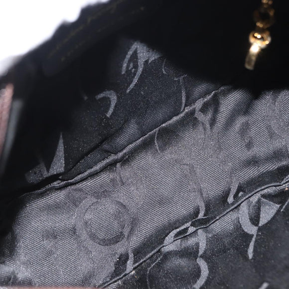 Salvatore Ferragamo Vala Shoulder Bag Leather Brown Auth BA6802