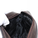 Salvatore Ferragamo Vala Shoulder Bag Leather Brown Auth BA6802-19