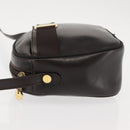 Salvatore Ferragamo Vala Shoulder Bag Leather Brown Auth BA6802-4