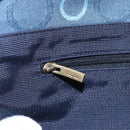 Salvatore Ferragamo Gancini Shoulder Bag Canvas Blue Auth BA6804-15