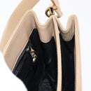 Salvatore Ferragamo Vala Shoulder Bag Leather Beige Auth BA6806-18