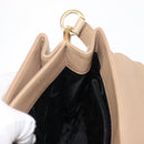 Salvatore Ferragamo Vala Shoulder Bag Leather Beige Auth BA6806-19