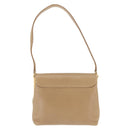 Salvatore Ferragamo Vala Shoulder Bag Leather Beige Auth BA6806-2