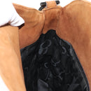 Salvatore Ferragamo Gancini Shoulder Bag Suede Brown Auth BA6808-19