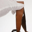 Salvatore Ferragamo Gancini Shoulder Bag Suede Brown Auth BA6808-8