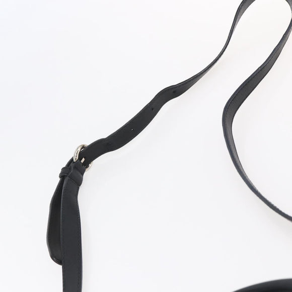 Salvatore Ferragamo Vala Hand Bag Nylon Leather 2way Black Silver Auth BA6809