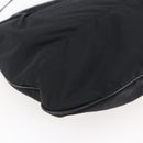 Salvatore Ferragamo Vala Hand Bag Nylon Leather 2way Black Silver Auth BA6809-15