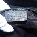 Salvatore Ferragamo Vala Hand Bag Nylon Leather 2way Black Silver Auth BA6809-23