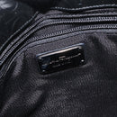 Salvatore Ferragamo Gancini Shoulder Bag Enamel Black Auth BA6810-15