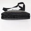 Salvatore Ferragamo Gancini Shoulder Bag Enamel Black Auth BA6810-9