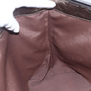 Salvatore Ferragamo Gancini Tote Bag Enamel Gold Auth BA6811-18