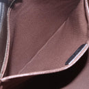 Salvatore Ferragamo Gancini Tote Bag Enamel Gold Auth BA6811-19