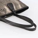 Salvatore Ferragamo Gancini Tote Bag Enamel Gold Auth BA6811-7