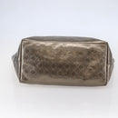 Salvatore Ferragamo Gancini Tote Bag Enamel Gold Auth BA6811-9