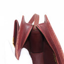 CARTIER Must Line Clutch Bag Leather Bordeaux Auth BA6812-18