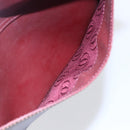 CARTIER Must Line Shoulder Bag Leather Bordeaux Auth BA6813-20