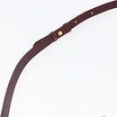 CARTIER Must Line Shoulder Bag Leather Bordeaux Auth BA6813-8