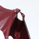 CARTIER Must Line Shoulder Bag Leather Bordeaux Auth BA6814-17