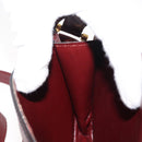 CARTIER Must Line Shoulder Bag Leather Bordeaux Auth BA6814-18