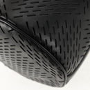 BOTTEGA VENETA Bucket Shoulder Bag Punching leather Black Auth BA6816M-15