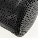 BOTTEGA VENETA Bucket Shoulder Bag Punching leather Black Auth BA6816M-16