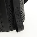 BOTTEGA VENETA Bucket Shoulder Bag Punching leather Black Auth BA6816M-18