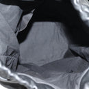 BOTTEGA VENETA Bucket Shoulder Bag Punching leather Black Auth BA6816M-10