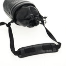 BOTTEGA VENETA Bucket Shoulder Bag Punching leather Black Auth BA6816M-7